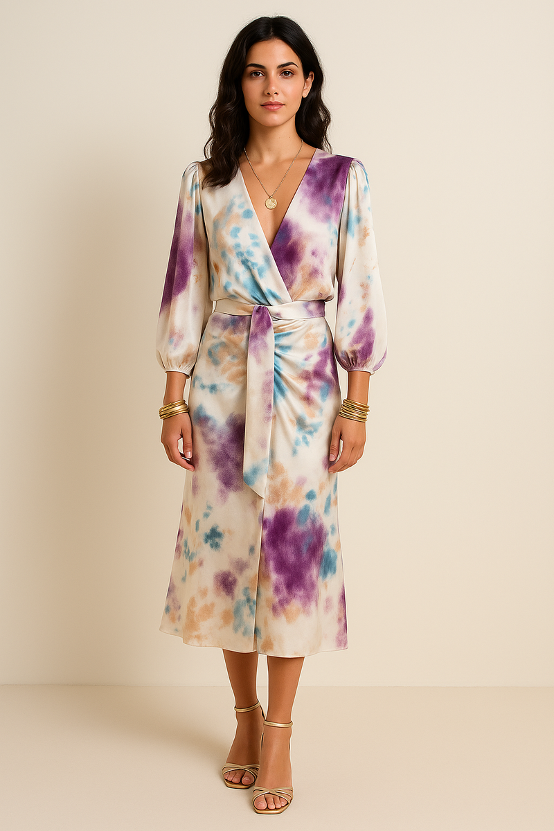 Larissa | Elegante abito con scollo a V