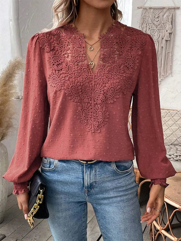 Charlene | Elegante camicetta con dettagli graziosi